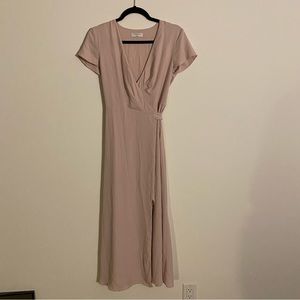 Aritzia Midi Wrap Dress